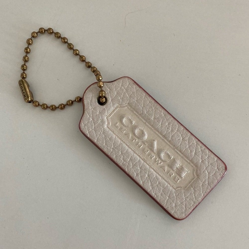 COACH Leather Key Chain